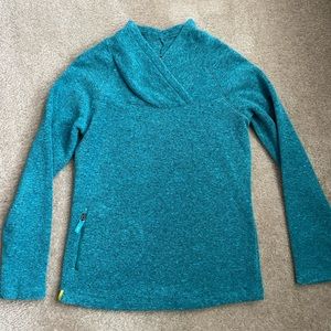 Lole Teal Fleece Pullover Fleece